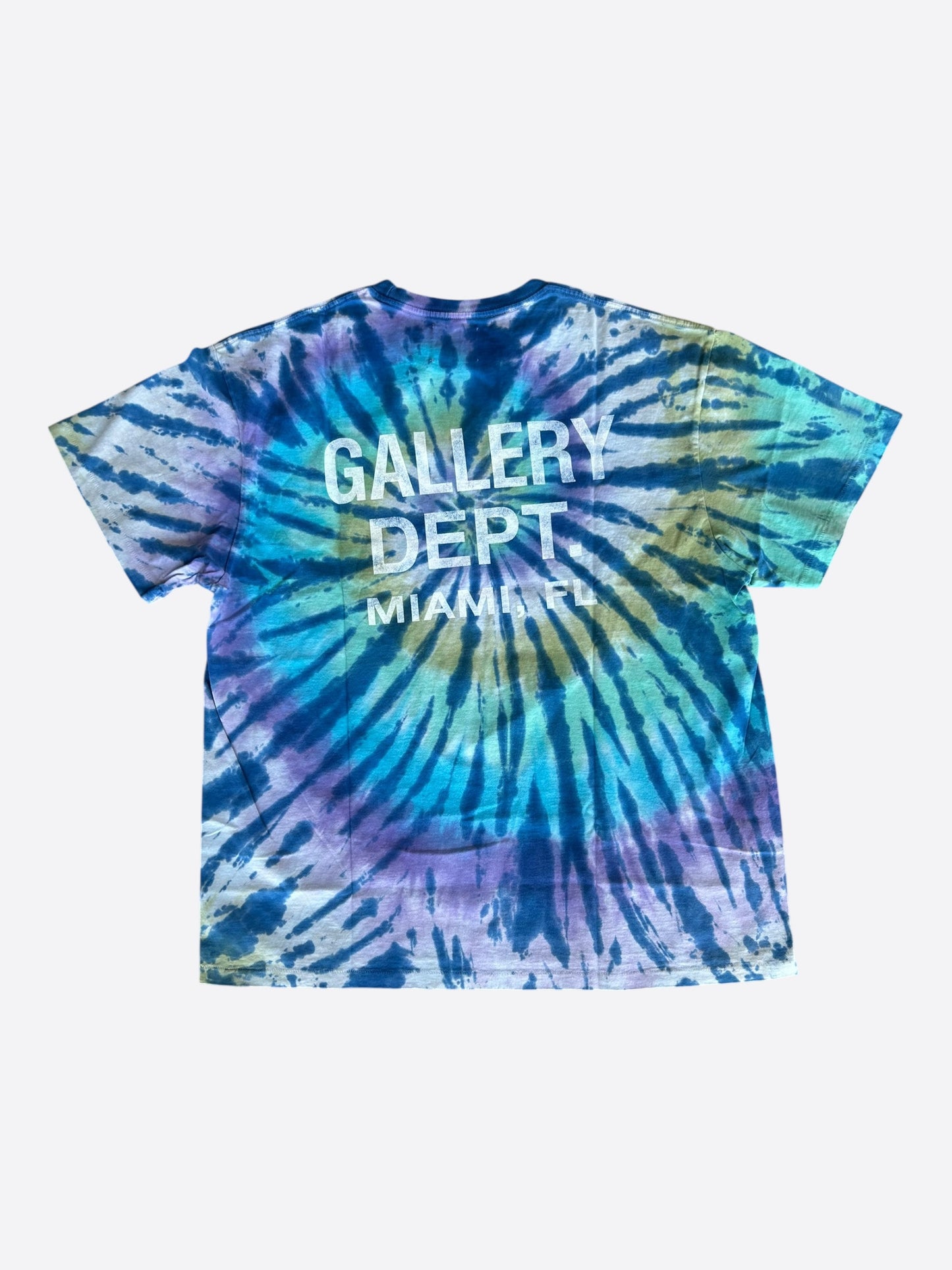 Gallery Dept Marina Tie-Dye Miami Exclusive Logo T-Shirt