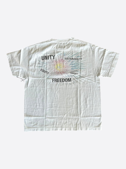 Gallery Dept Compound Kids White & Multicolor Freedom Graphic T-Shirt
