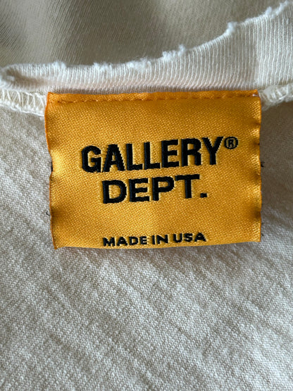 Gallery Dept White & Green Metropolitain Logo T-Shirt