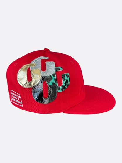 Gallery Dept Red & Multicolor ATK G-Patch Fitted Hat