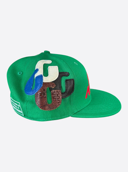 Gallery Dept Green & Multicolor ATK G-Patch Fitted Hat