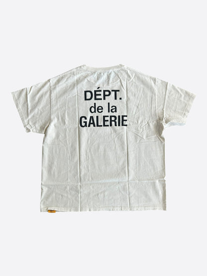 Gallery Dept White & Green Metropolitain Logo T-Shirt
