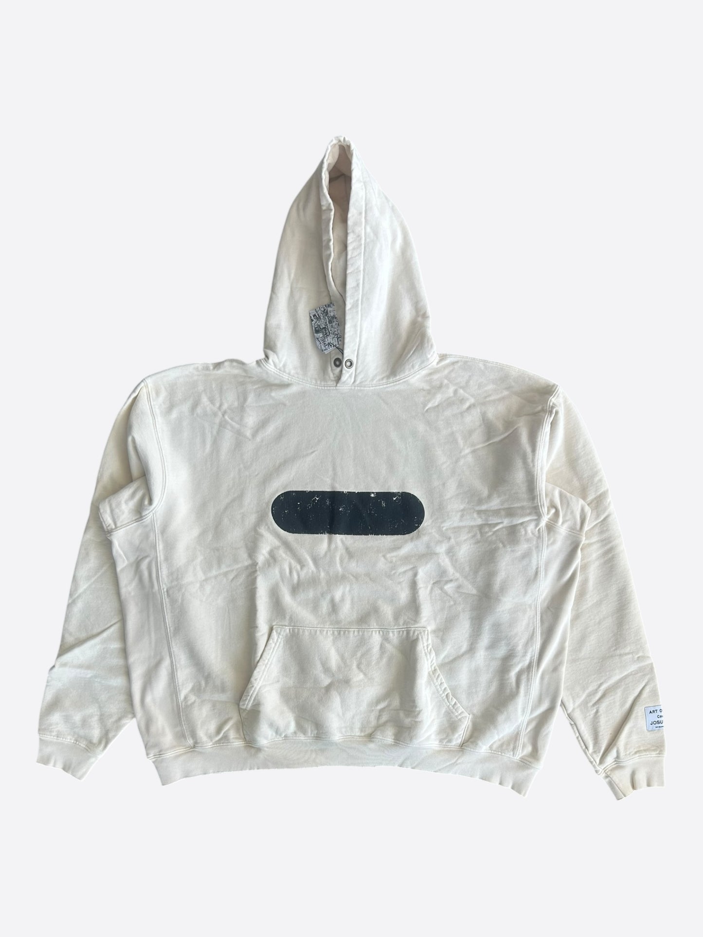 Gallery Dept Cream & Black Gym Hoodie