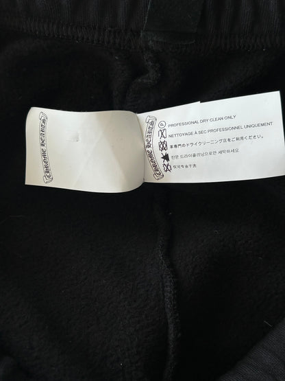 Chrome Hearts Black Cross Patch Sweatpants
