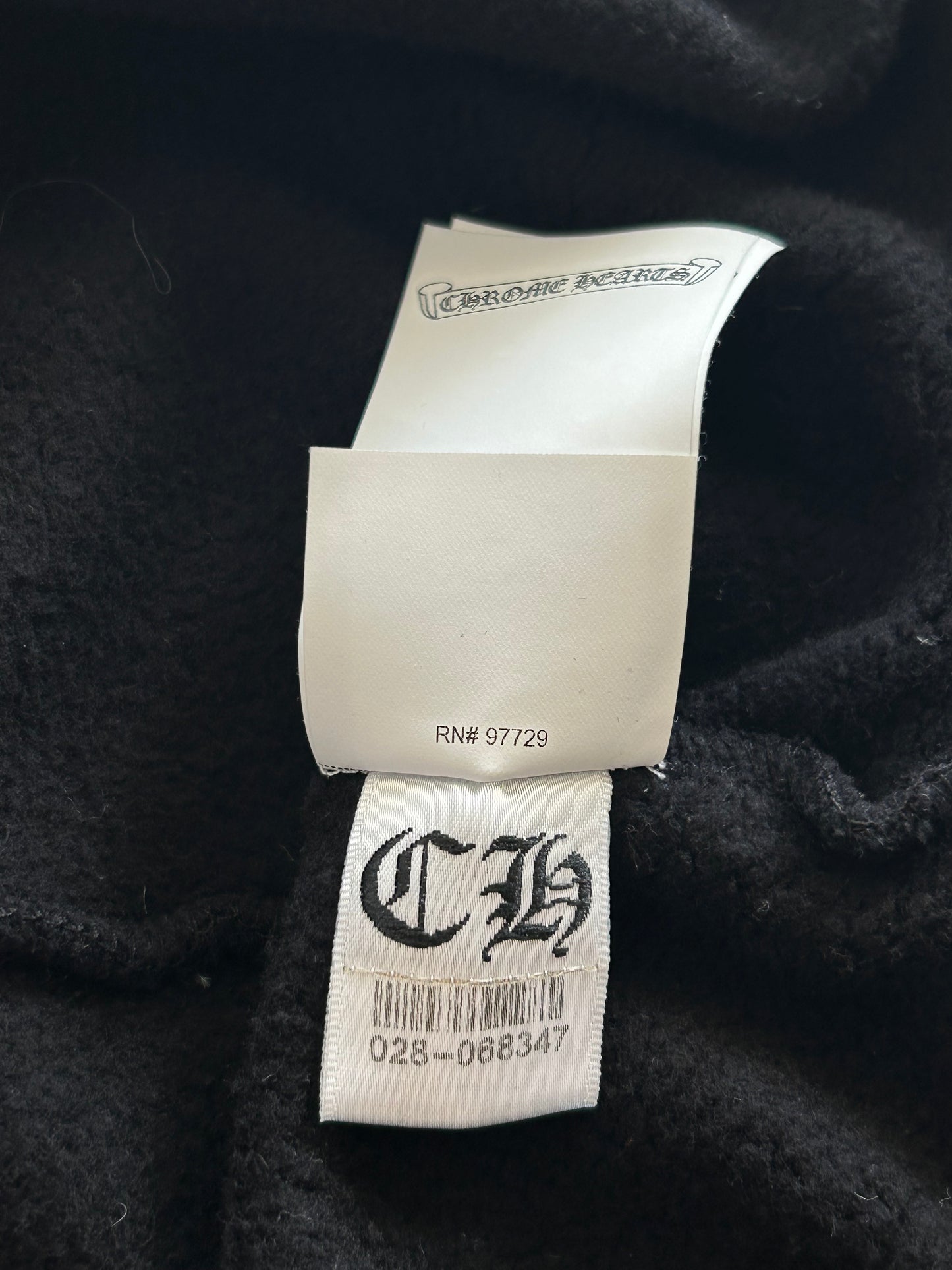 Chrome Hearts Black Cross Patch Sweatpants