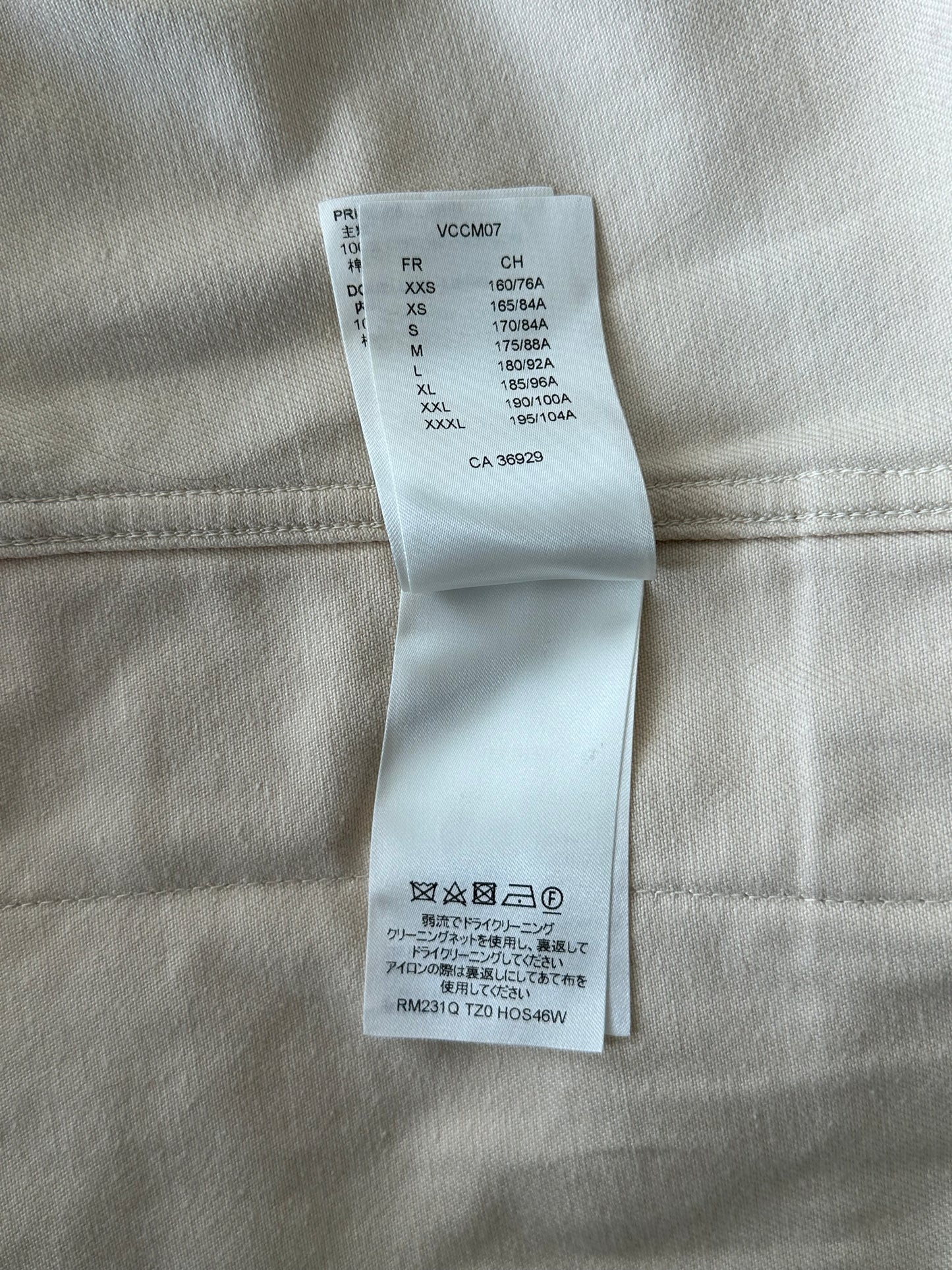Louis Vuitton Beige Monogram Workwear Shirt