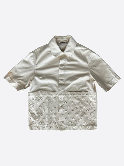 Louis Vuitton Beige Monogram Workwear Shirt