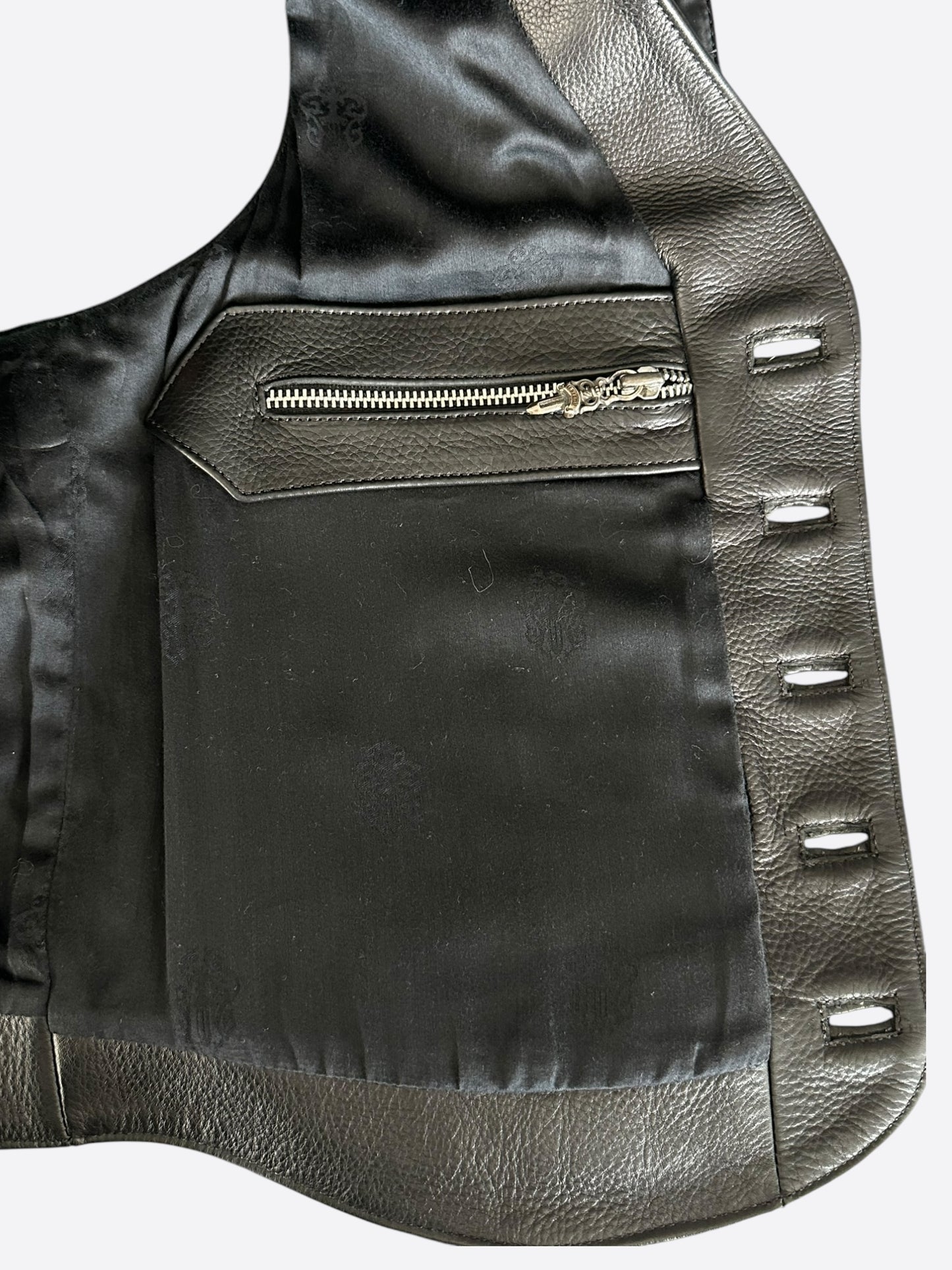 Chrome Hearts Black Crocodile Vest