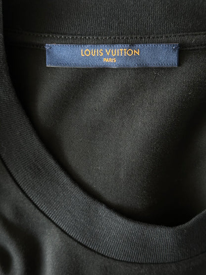 Louis Vuitton Black & White Monogram Gradient T-Shirt