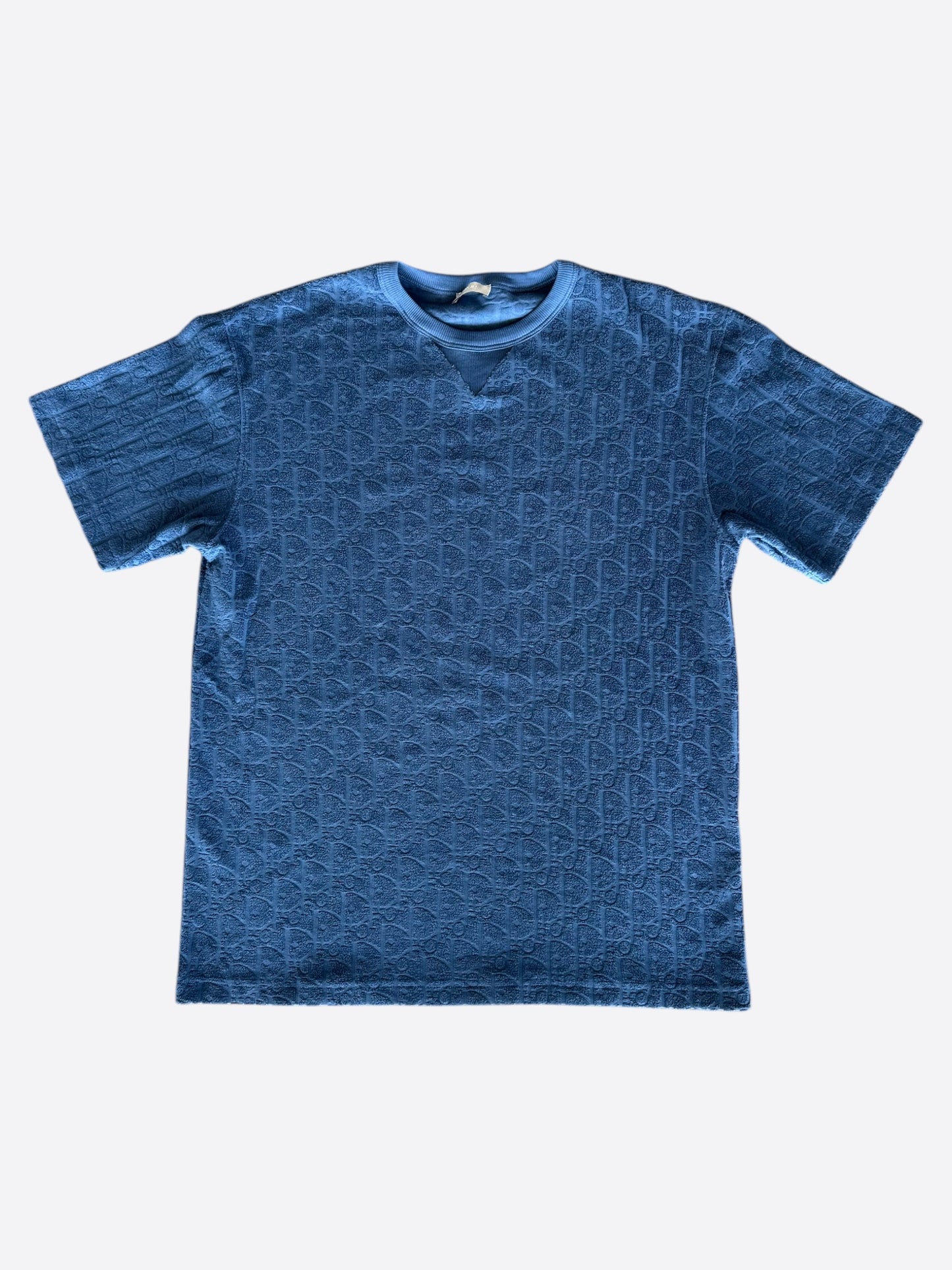 Dior Blue Oblique Towel T-Shirt