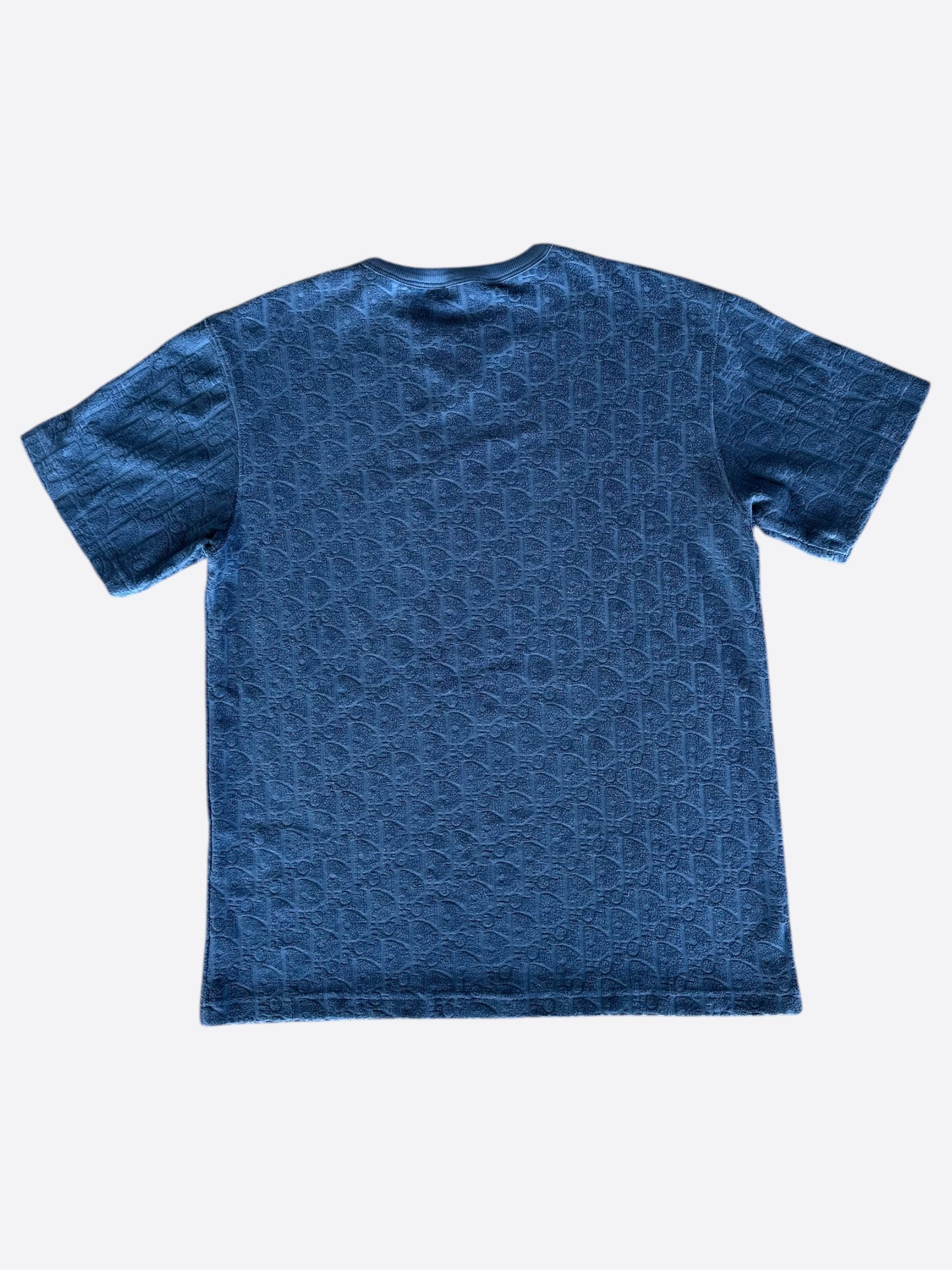 Dior Blue Oblique Towel T-Shirt