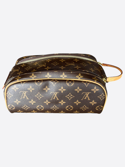 Louis Vuitton Brown Monogram Dopp Kit