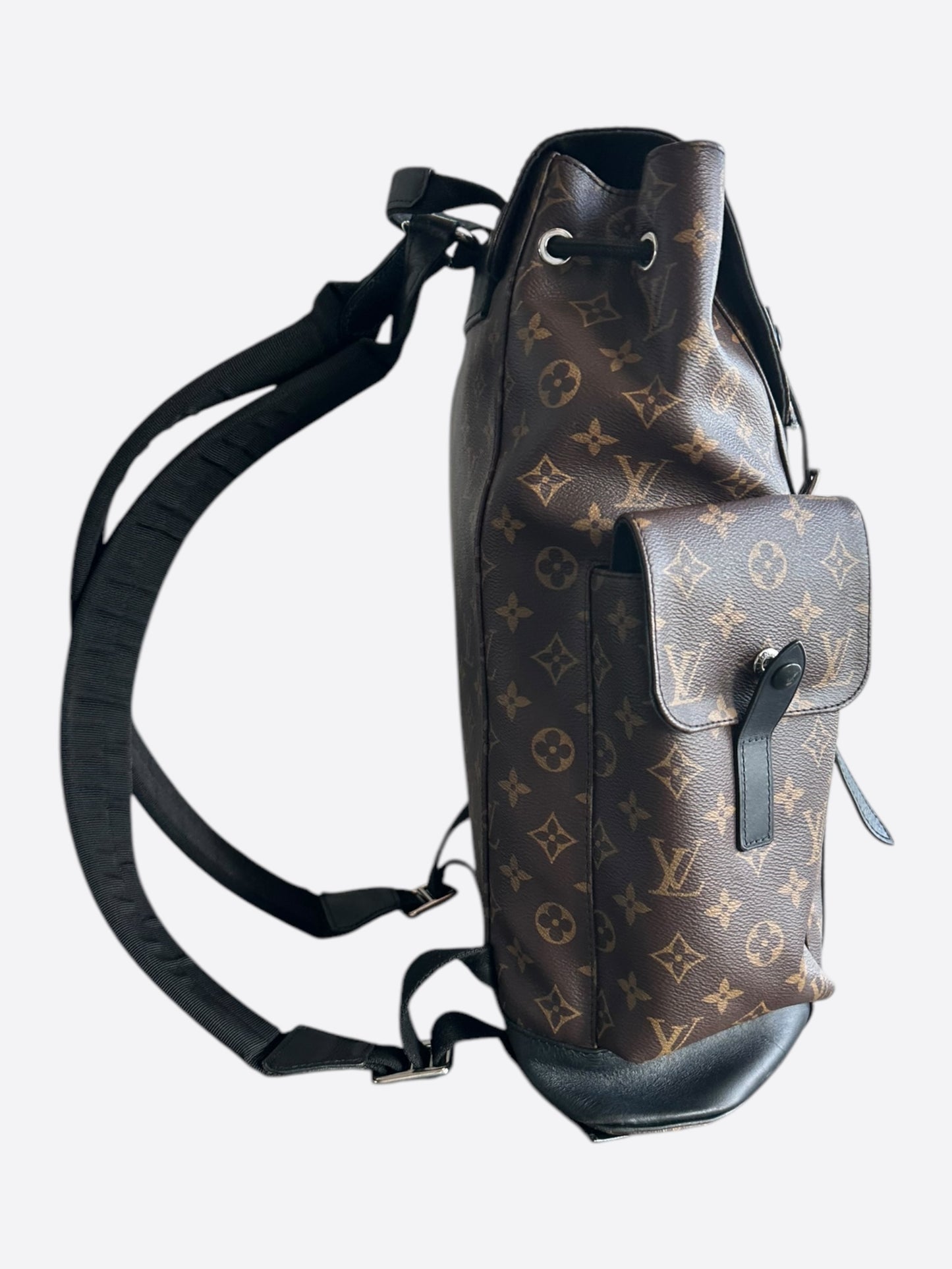 Louis Vuitton Brown Macassar Monogram Christopher Backpack