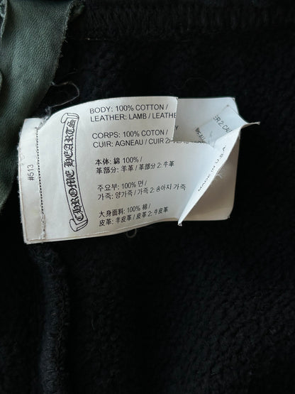 Chrome Hearts Black Cross Patch Sweatpants