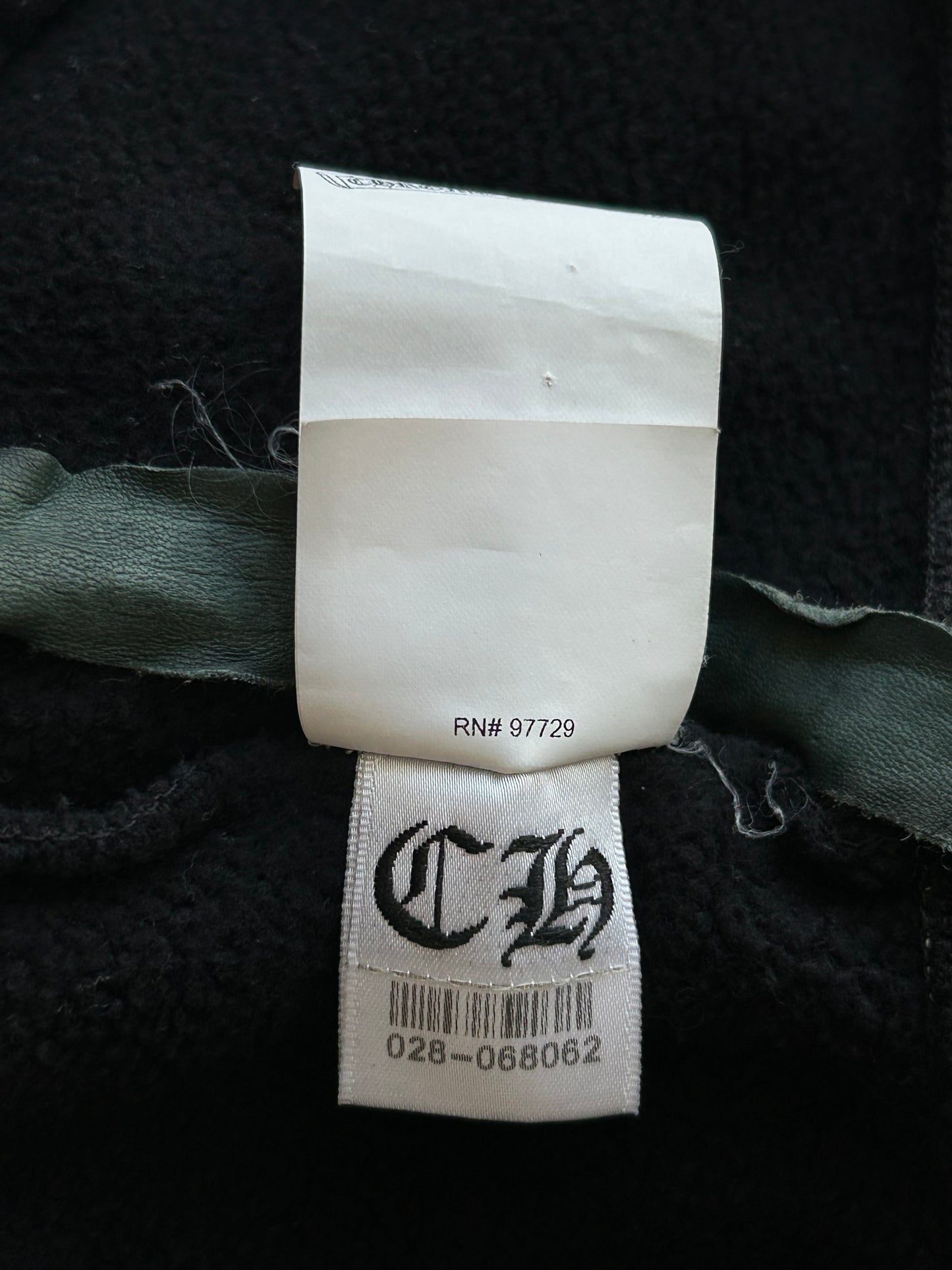 Chrome Hearts Black Cross Patch Sweatpants