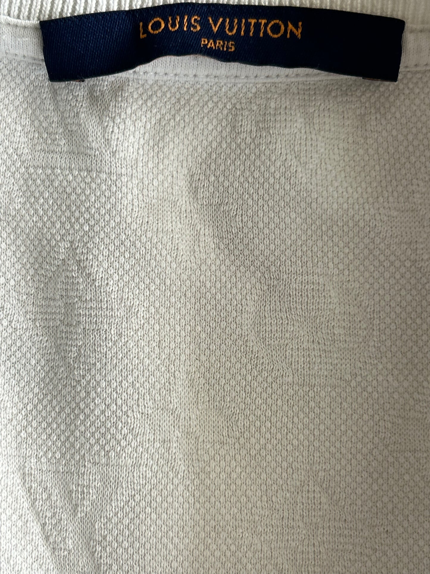 Louis Vuitton White Monogram Pocket T-Shirt