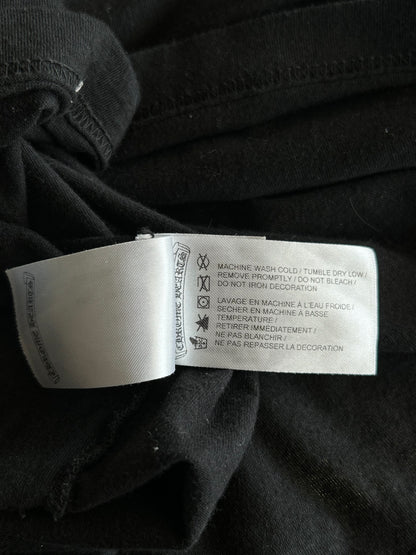Chrome Hearts Black & White Horseshoe Logo T-Shirt