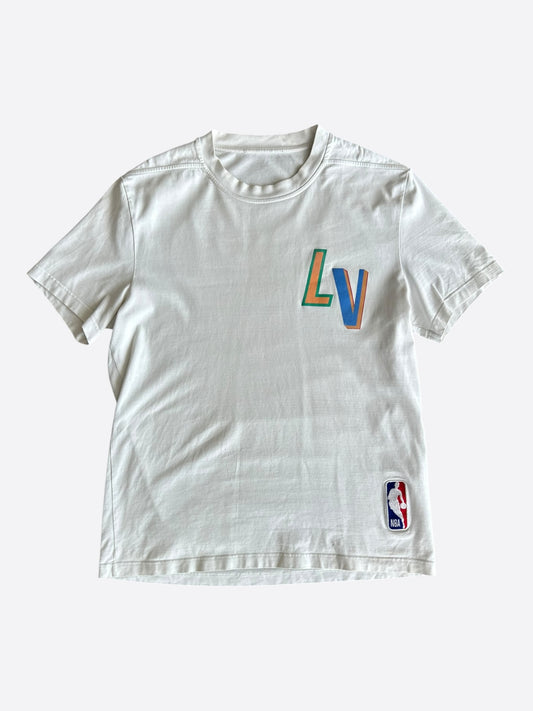 Louis Vuitton NBA White Logo T-Shirt