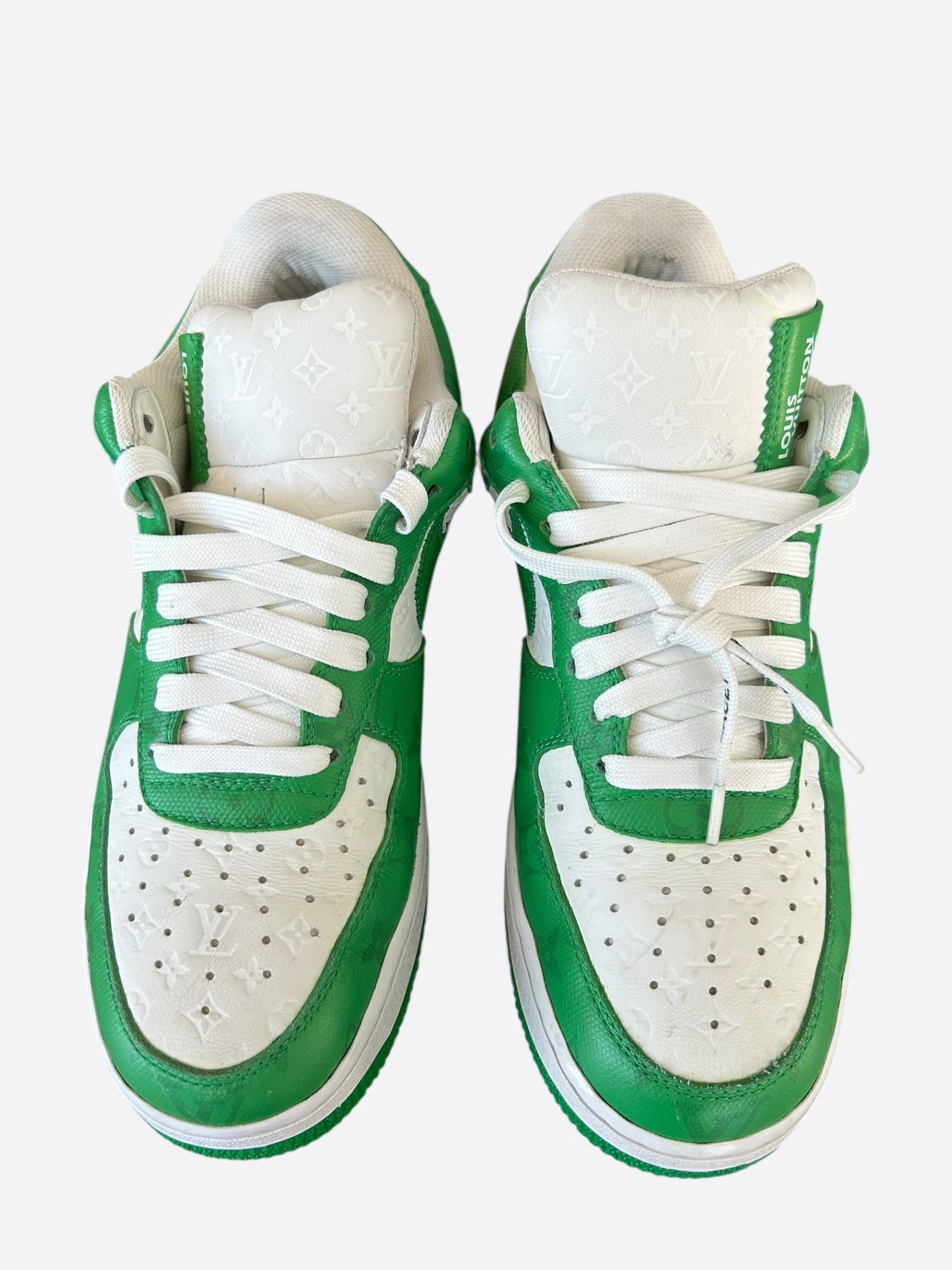 Louis Vuitton Green Air force 1 Monogram sneakers