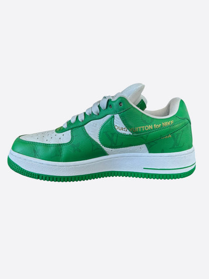 Louis Vuitton Green Air force 1 Monogram sneakers