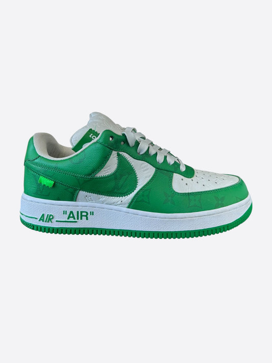 Louis Vuitton Green Air force 1 Monogram sneakers