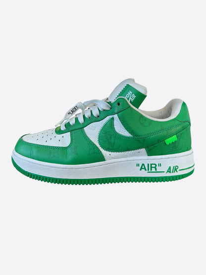Louis Vuitton Green Air force 1 Monogram sneakers