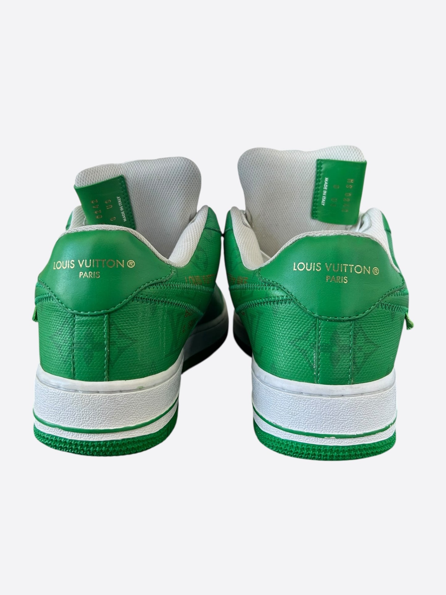 Louis Vuitton Green Air force 1 Monogram sneakers