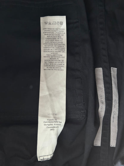 Rick Owens Black Mastodon Megacargo Pants