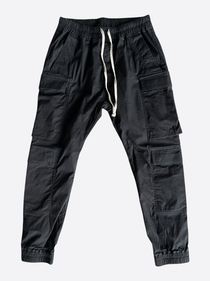 Rick Owens Black Mastodon Megacargo Pants