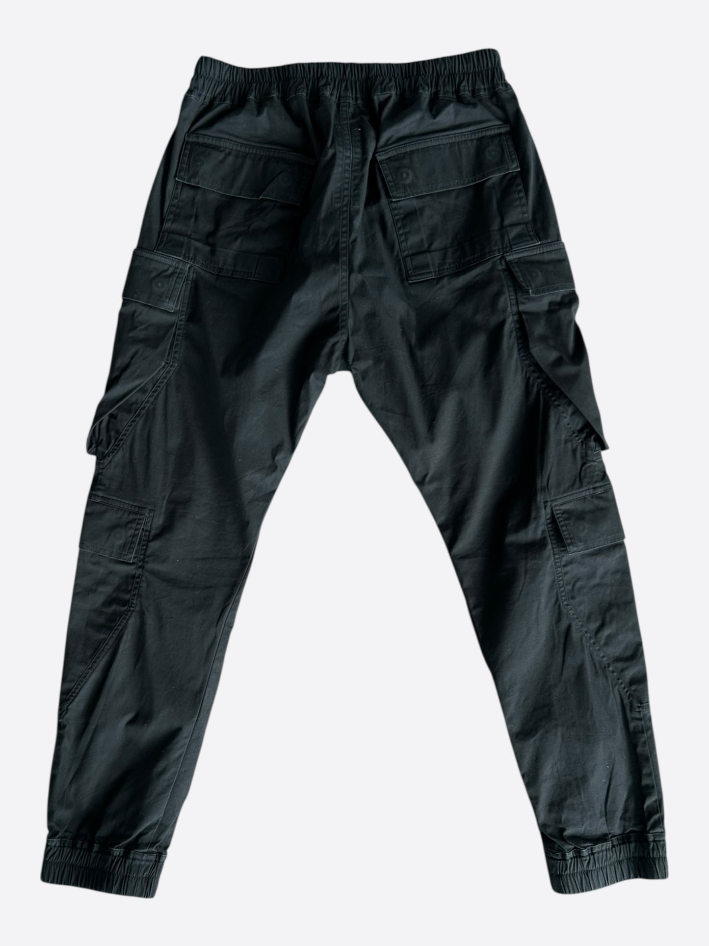 Rick Owens Black Mastodon Megacargo Pants