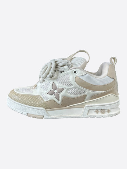 Louis Vuitton Beige & White Skate Sneaker