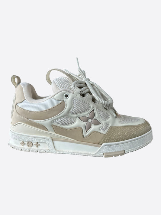 Louis Vuitton Beige & White Skate Sneaker