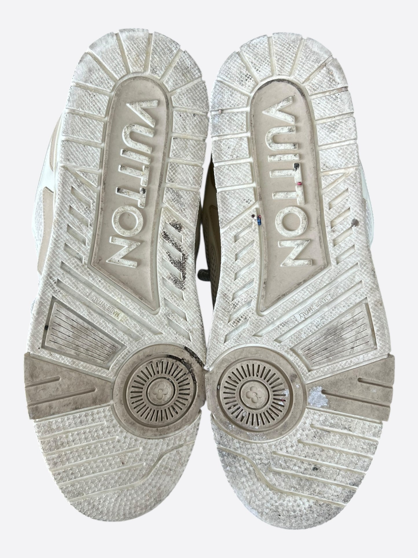 Louis Vuitton Beige & White Skate Sneaker