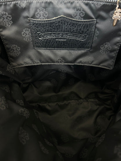 Chrome Hearts Black Multicolor Quilted Cross Patch Tote Bag