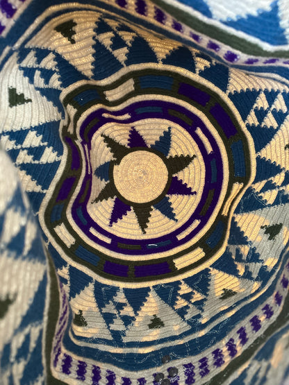 Chrome Hearts Purple & Blue Cross Patch Guanabana Bag