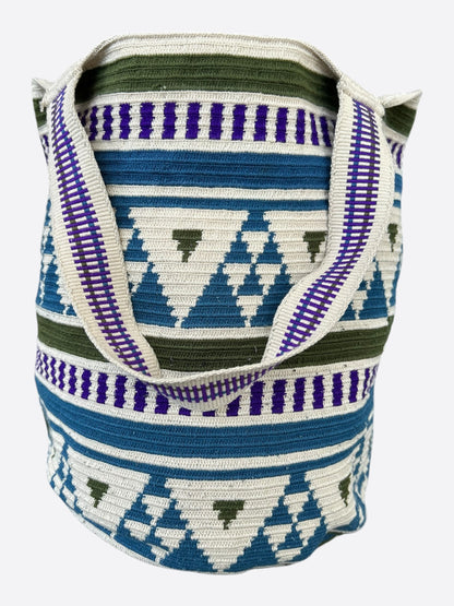 Chrome Hearts Purple & Blue Cross Patch Guanabana Bag