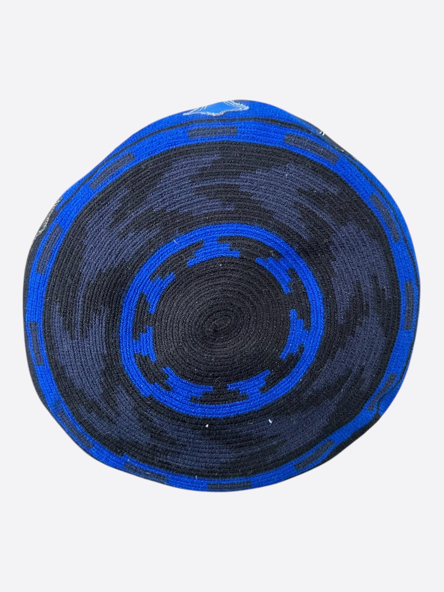 Chrome Hearts Black & Blue Cross Patch Guanabana Bag