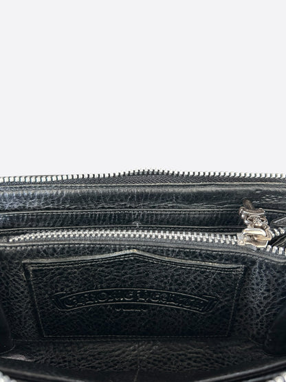 Chrome Hearts Black Multicolor Cross Patch Wallet