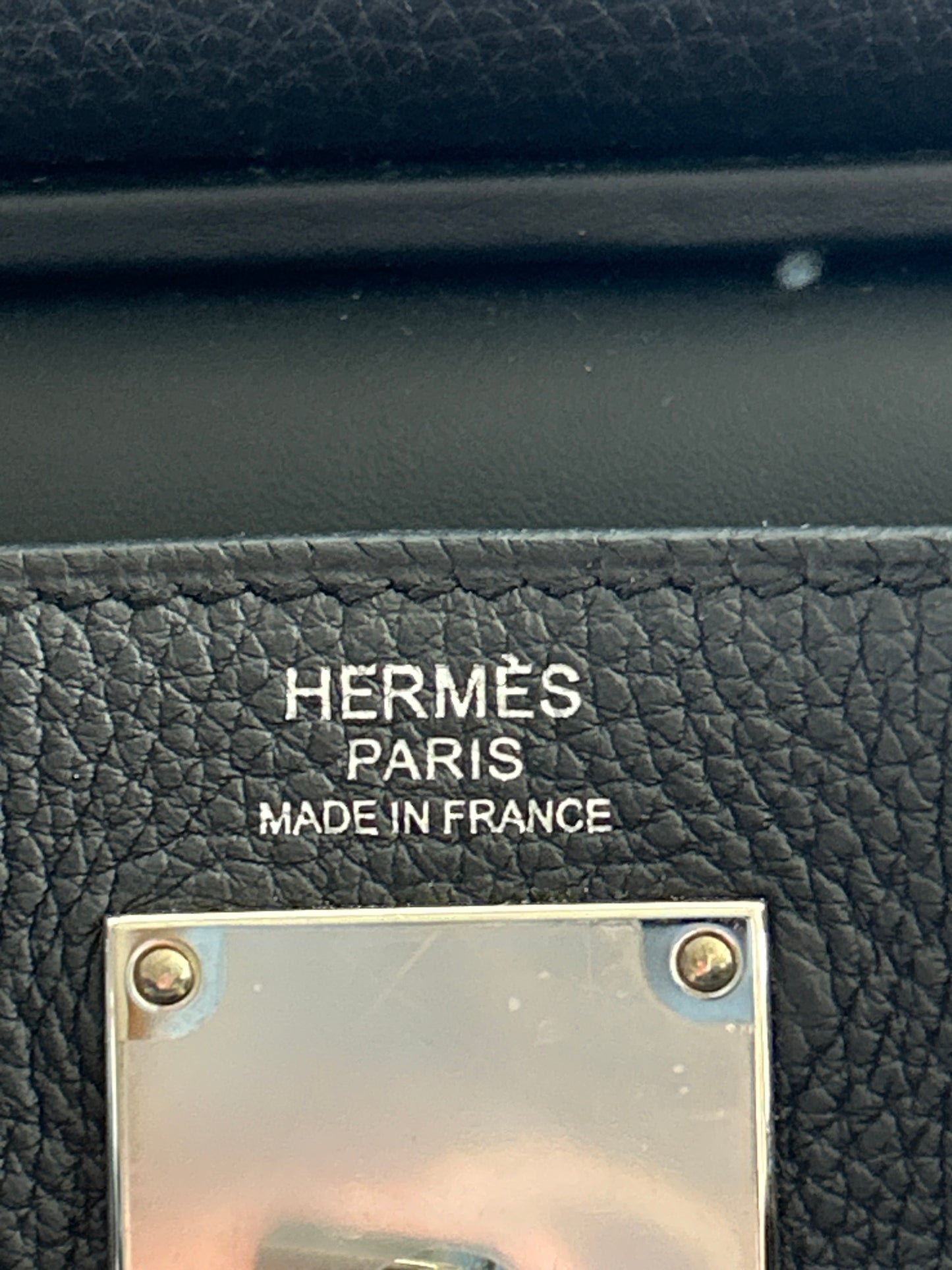 Hermes Black Togo & Palladium Hardware HAC A Dos PM Backpack