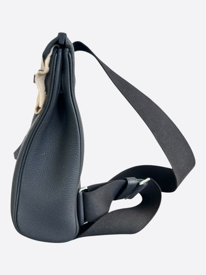 Hermes Black Togo & Palladium Hardware HAC A Dos PM Backpack