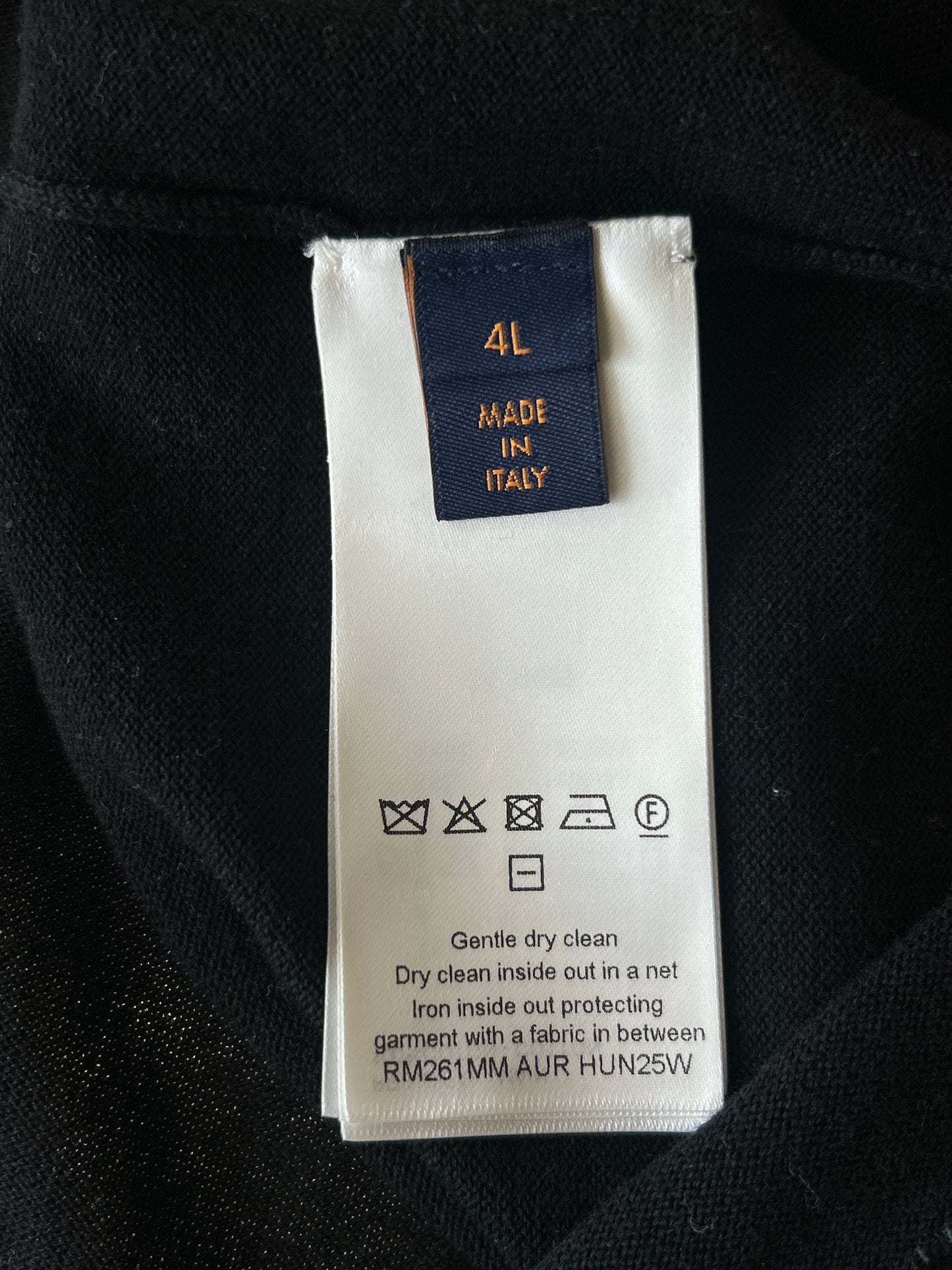 Louis Vuitton Black & Brown Mushroom Intarsia T-Shirt
