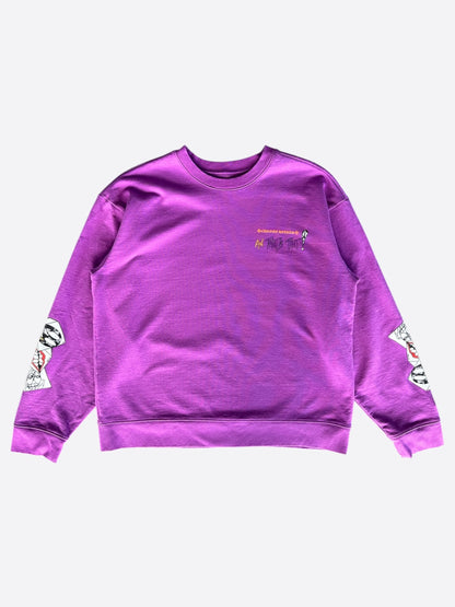 Chrome Hearts Matty Boy Purple More Not Less Sweater