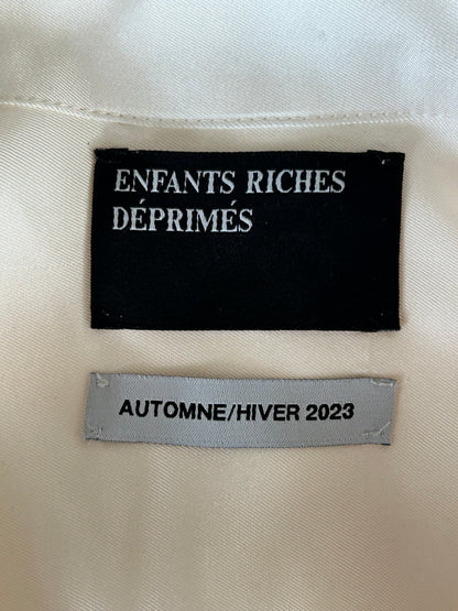Enfants Riches Deprimes White & Red Rat Palace Silk Button Up Shirt