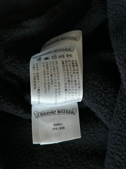 Chrome Hearts Black & White Neck Logo Sweater