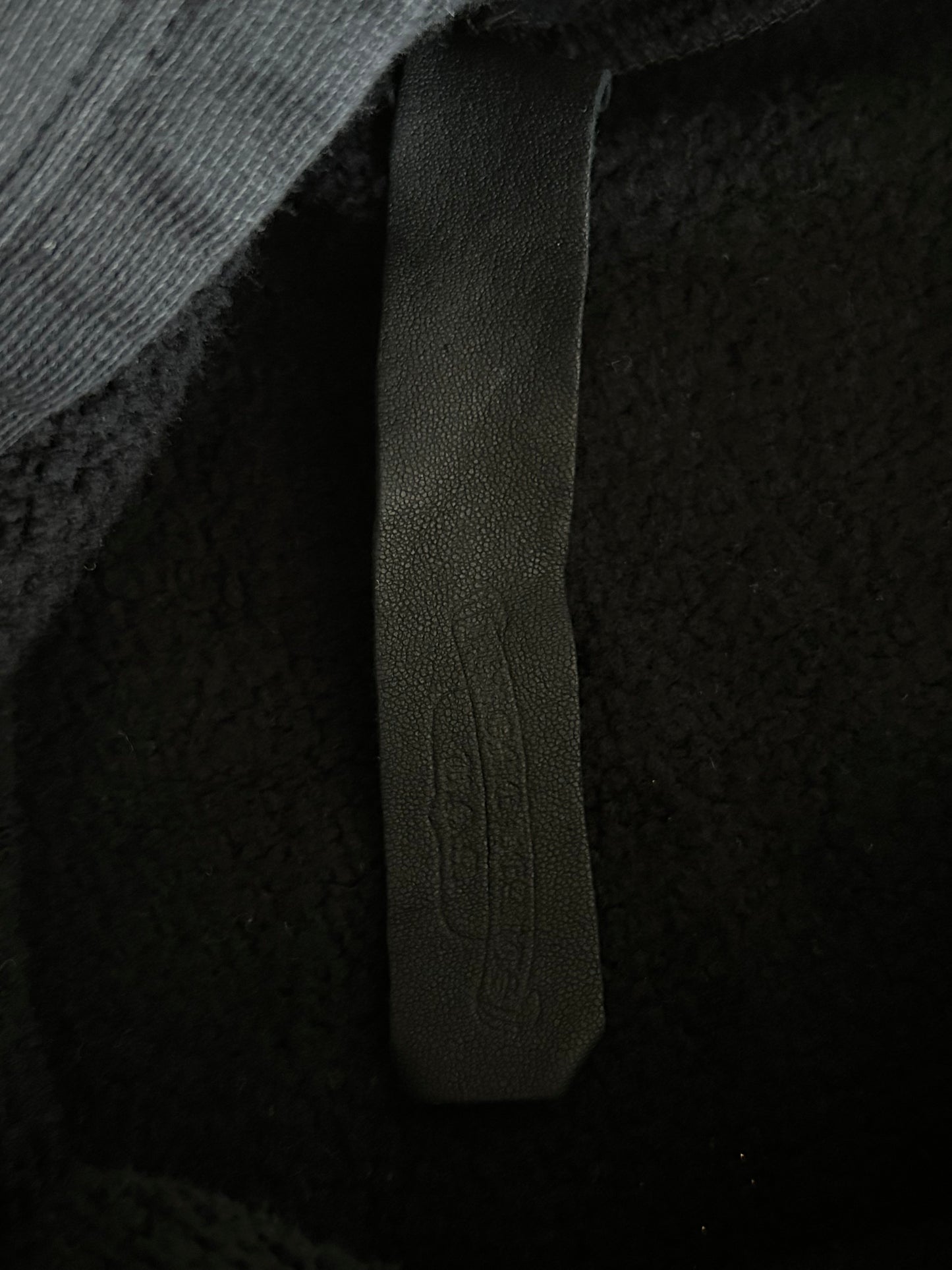 Chrome Hearts Black & White Embroidered Script Logo Hoodie
