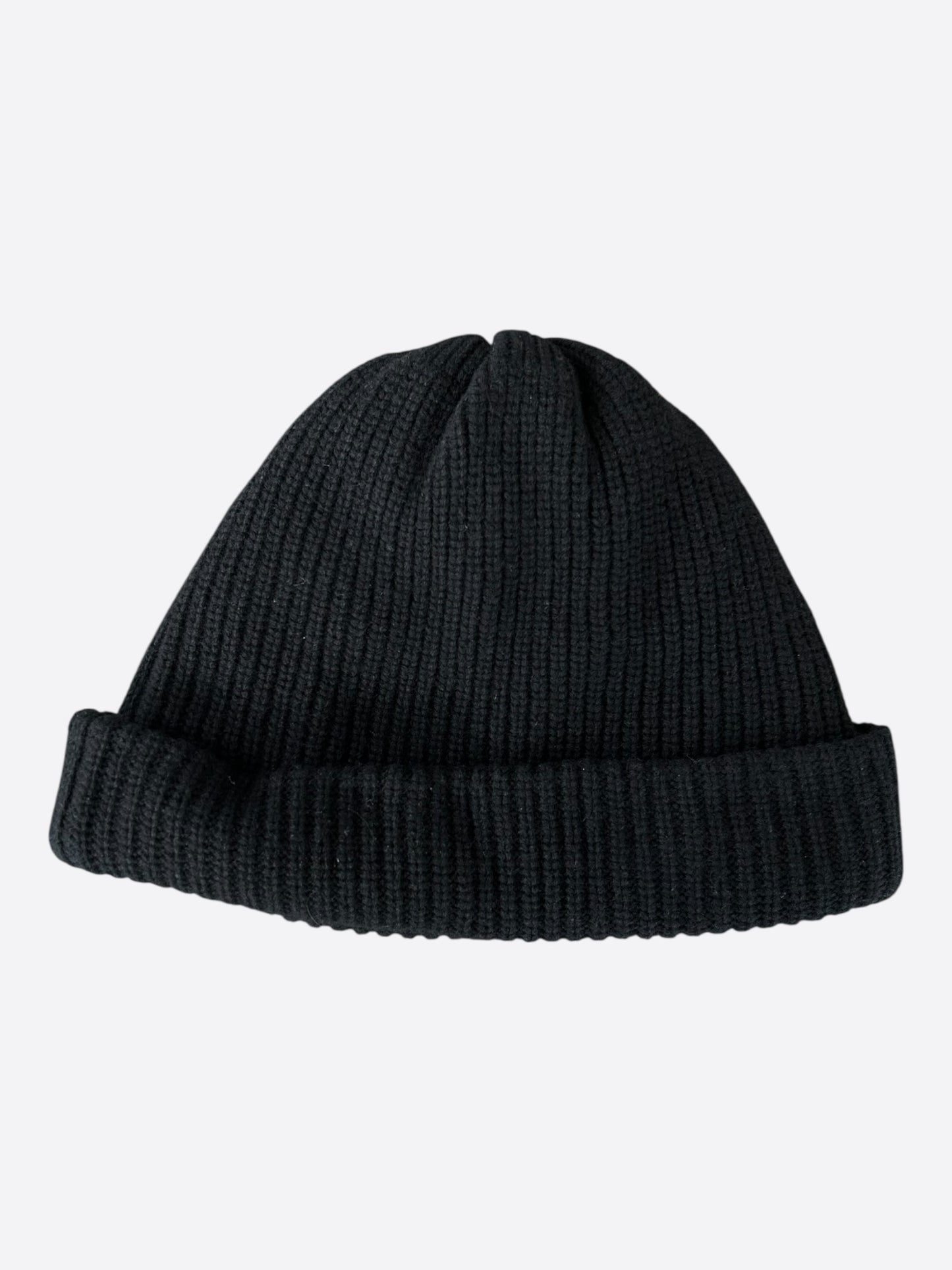 Chrome Hearts Black & Red Triple Star Patch Cashmere Beanie