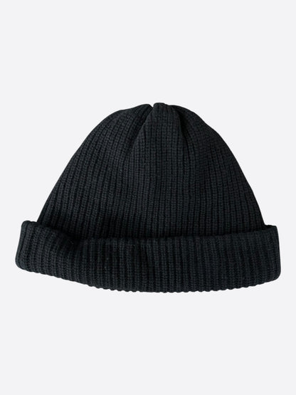 Chrome Hearts Black & Red Triple Star Patch Cashmere Beanie