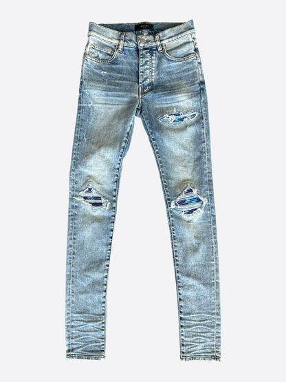 Amiri Clay Indigo & Watercolor Patch MX1 Jeans