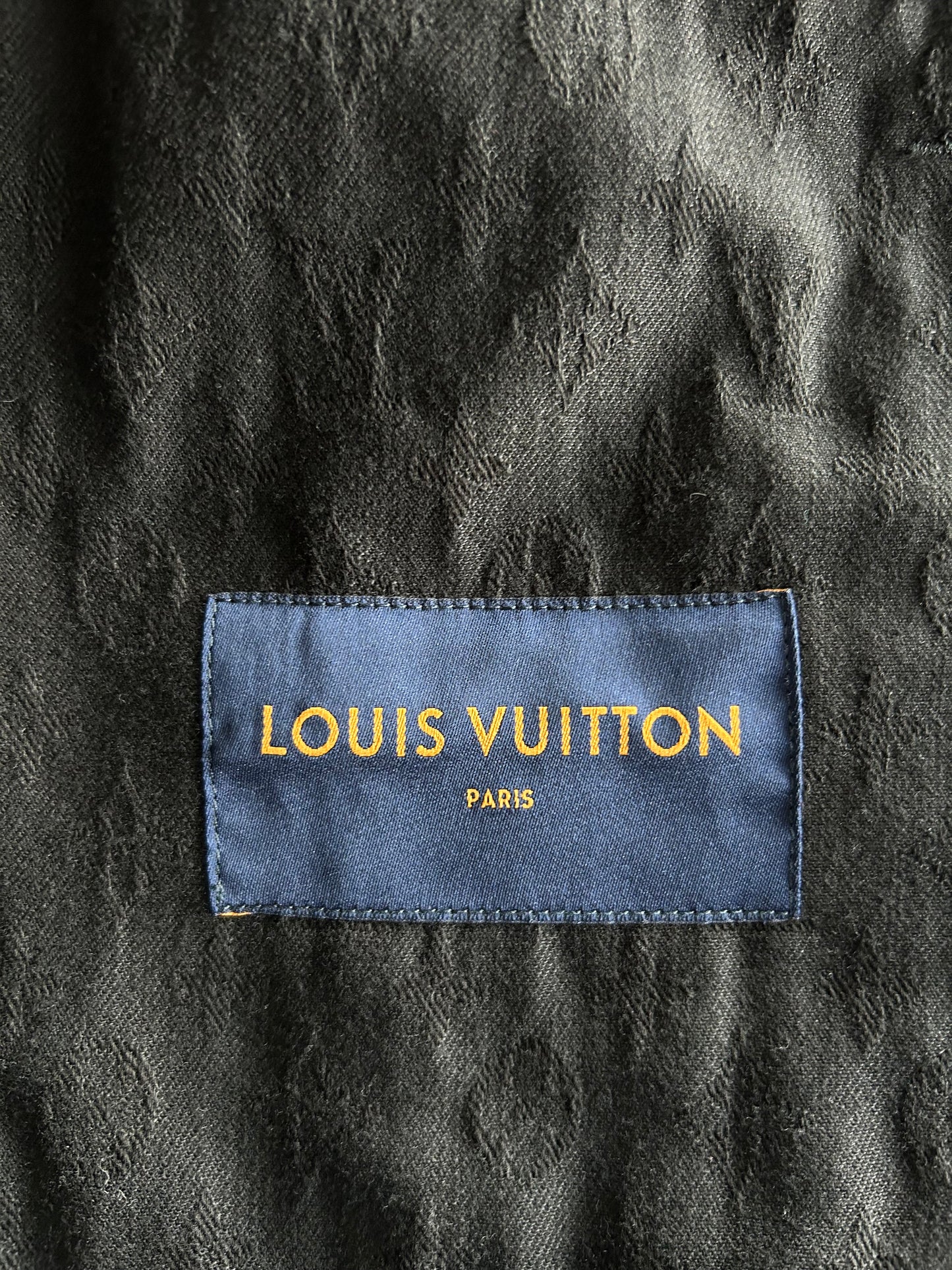 Louis Vuitton Black Monogram Denim Jacket