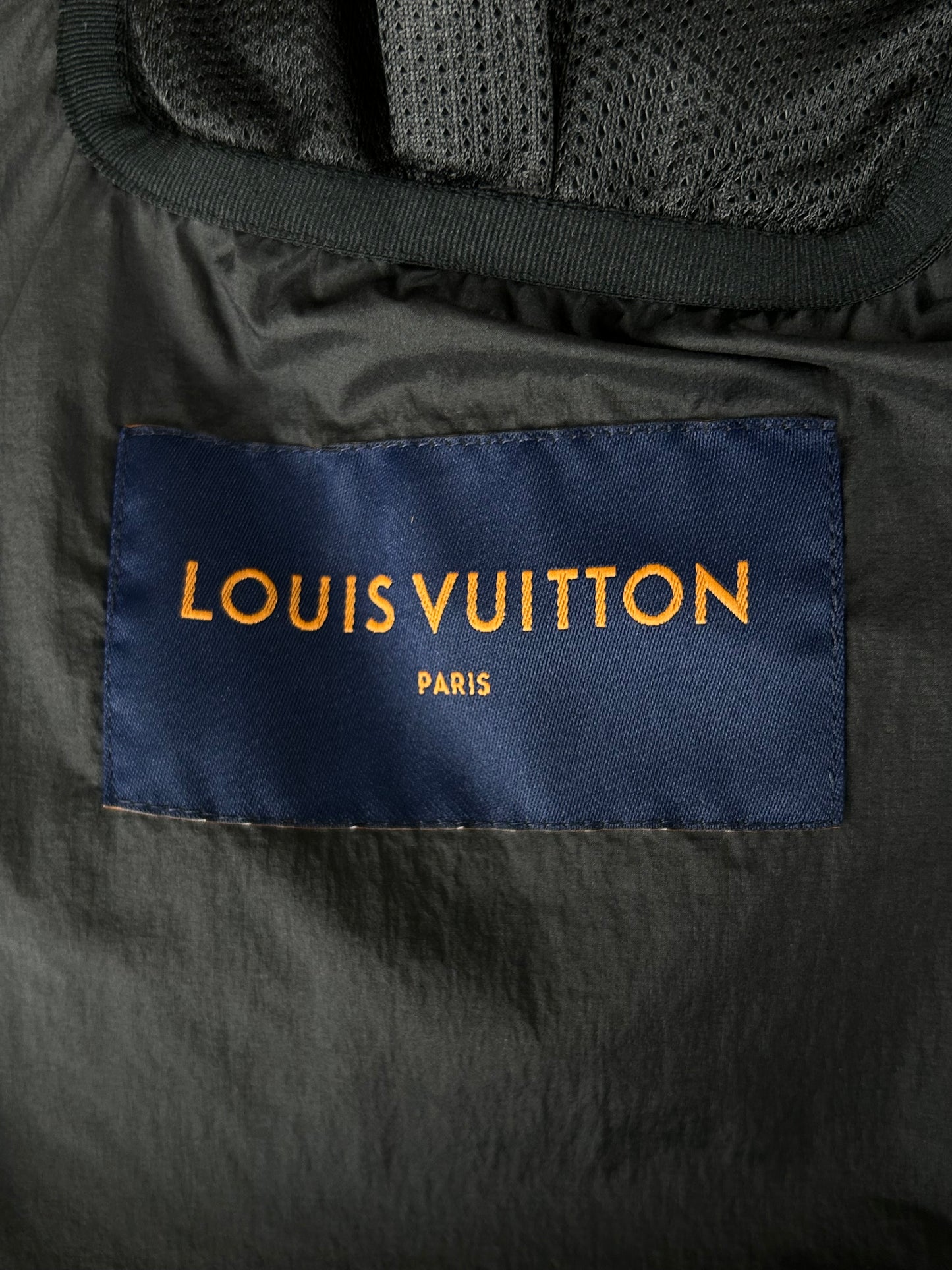 Louis Vuitton Black & Grey 2054 Monogram Heat Reflective Puffer Jacket